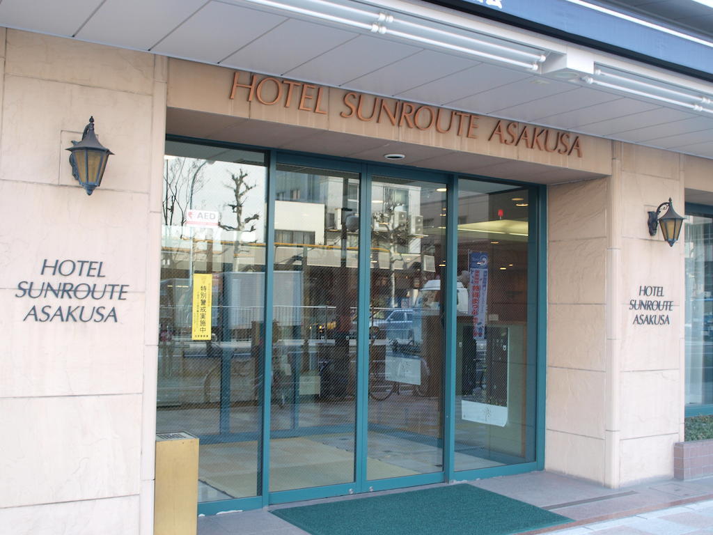 Hotel Sunroute Asakusa Tokyo Dış mekan fotoğraf